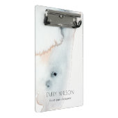 Mini Porte-bloc Elégante plage d'aquarelle bleu Aquarelle Aquarell (Incliné)