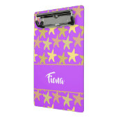 Mini Porte-bloc Élepée colorée sur violet (Angle2)