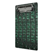Mini Porte-bloc Emerald Crocodile Leather Luxury Exotic Skin (Angle2)