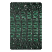 Mini Porte-bloc Emerald Crocodile Leather Luxury Exotic Skin (Dos)