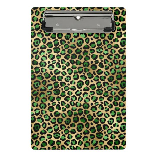 Mini Porte-bloc Emerald et Gold Safari Series Design 8 (Devant)