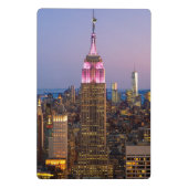 Mini Porte-bloc Empire State Building au crépuscule (Dos)