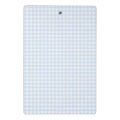 Mini Porte-bloc En vichy bleu F & L (Dos)