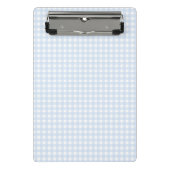 Mini Porte-bloc En vichy bleu F & L (Devant)