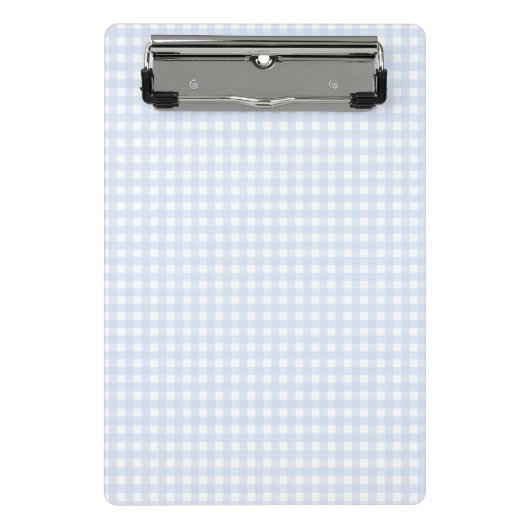 Mini Porte-bloc En vichy bleu F & L (Devant)