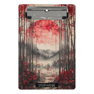 Mini Porte-bloc Encre lavée Sakura Lune de sang (1)