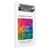 Mini Porte-bloc Entreprise personnalisée Logo Entreprise (Incliné)