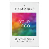 Mini Porte-bloc Entreprise personnalisée Logo Entreprise (Dos)