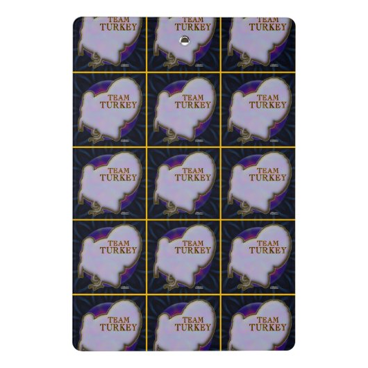 Mini Porte-bloc Équipe Dindon (Dos)