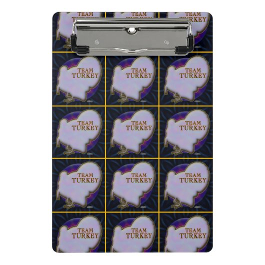 Mini Porte-bloc Équipe Dindon (Devant)