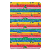 Mini Porte-bloc Eric Carle | Caterpillar Rainbow Stripe Motif (Dos)