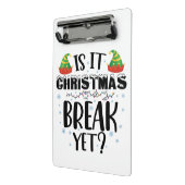 Mini Porte-bloc Est-ce déjà les vacances de Noël Drôle Prof de fêt (Angle2)