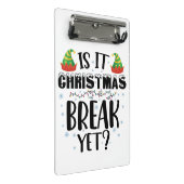 Mini Porte-bloc Est-ce Noël Pause, Mais Drôle Enseignant De Vacanc (Incliné)