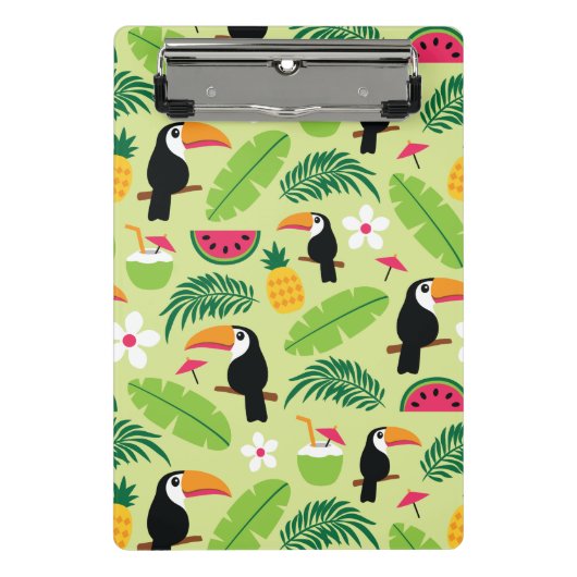 Mini Porte-bloc Été tropical du Toucan (Devant)