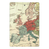 Mini Porte-bloc Europe Carte Pays Antique Mondiale (Dos)