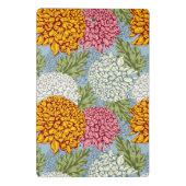 Mini Porte-bloc Excellent motif avec des chrysanthèmes (Dos)