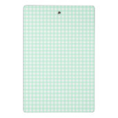 Mini Porte-bloc F & L Green En vichy (Dos)