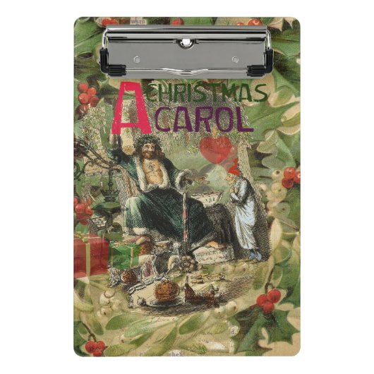 Mini Porte-bloc Fantôme de Noël Illustration actuelle Scrooge (Devant)