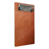 Mini Porte-bloc Faux cuir marron (Incliné)