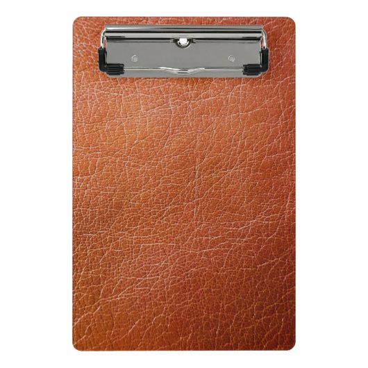 Mini Porte-bloc Faux cuir marron (Devant)