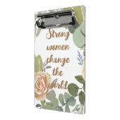 Mini Porte-bloc femmes fortes changer le monde 8 mars égalité (Angle2)