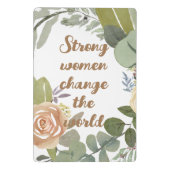 Mini Porte-bloc femmes fortes changer le monde 8 mars égalité (Dos)