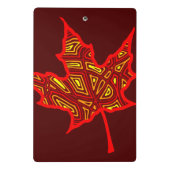 Mini Porte-bloc Feuilles de feu (Dos)