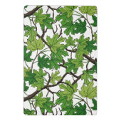Mini Porte-bloc Feuilles d'érable sur fond blanc (Dos)