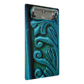 Mini Porte-bloc Feuilles turquoises (Incliné)