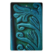 Mini Porte-bloc Feuilles turquoises (Dos)