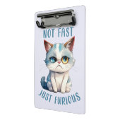 Mini Porte-bloc Fiery Feline Spirit - Sassy Angry Cat Design (Angle2)