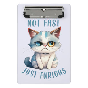 Mini Porte-bloc Fiery Feline Spirit - Sassy Angry Cat Design