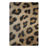 Mini Porte-bloc Fille chic léopard fourrure poster de animal motif (Dos)