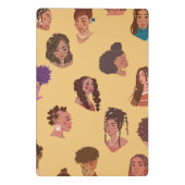 Mini Porte-bloc Fille naturelle (Dos)