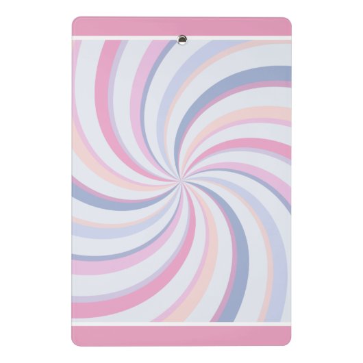 Mini Porte-bloc Flèches bleu rose pêche (Dos)