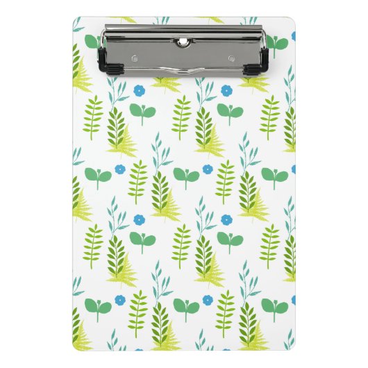 Mini Porte-bloc Fleur bleue (Devant)