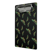 Mini Porte-bloc Fleur botanique papillon noir et blanc (Angle2)