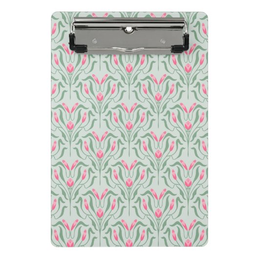 Mini Porte-bloc Fleur Bourgeon Rose Flowy  (Devant)
