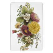 Mini Porte-bloc Fleur de chrysanthème mère florale (Dos)