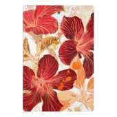 Mini Porte-bloc Fleur de ketmie - peinture 2 d'aquarelle (Dos)