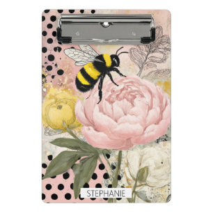Mini Porte-bloc Fleur et abeille fantaisistes – Floral cosy (2)