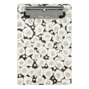 Mini Porte-bloc Fleur japonaise vintage 1902 : Fleur noire et blan