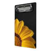 Mini Porte-bloc Fleur jaune sur arrière - plan noir (Angle2)