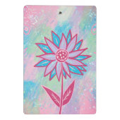 Mini Porte-bloc Fleur Pastel à main mignonne (Dos)