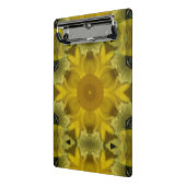 Mini Porte-bloc Fleur soleil éclate dorée (Angle2)