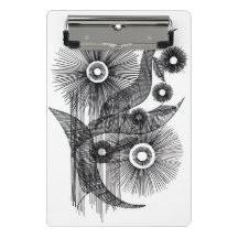 Fleurs Abstraites Encre Dandelion Botanique Art Li