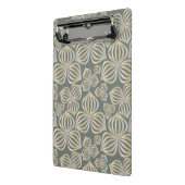 Mini Porte-bloc fleurs abstraites gris doré sans soudure + vos idé (Angle2)