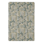 Mini Porte-bloc fleurs abstraites gris doré sans soudure + vos idé (Dos)