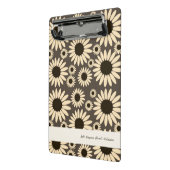 Mini Porte-bloc Fleurs de l'Impératrice Douce Marron (Angle2)