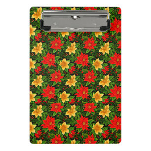 Mini Porte-bloc Fleurs de Noël Motif sans couture-69956